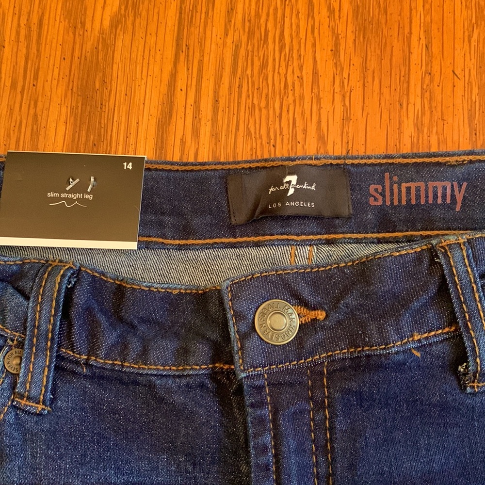 NWT Boys 7 For all mankind jeans. - Picture 6 of 7